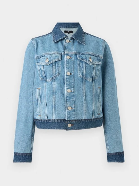 Zdjęcie produktu Kurtka jeansowa 7 For All Mankind niebieski