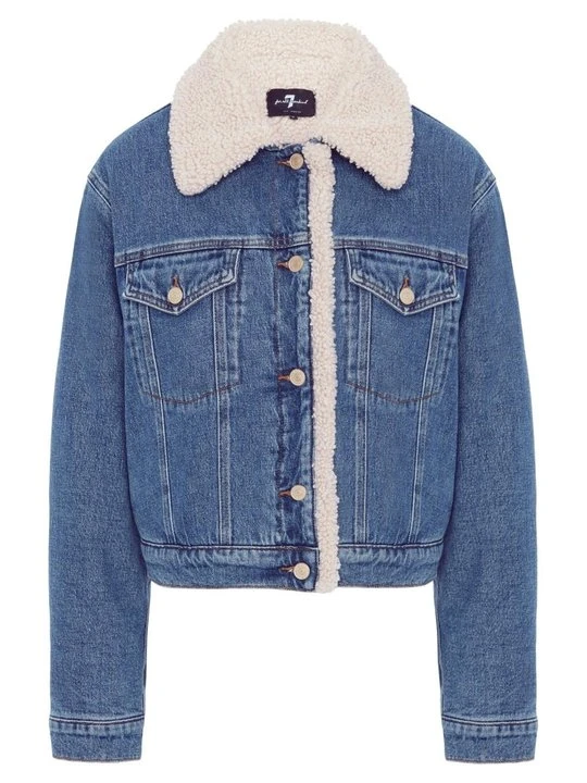Zdjęcie produktu Kurtka jeansowa 7 For All Mankind niebieski