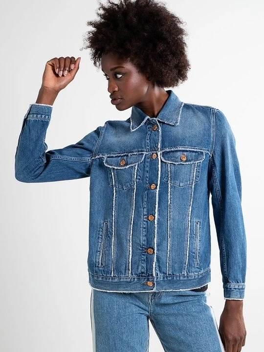 Zdjęcie produktu Kurtka jeansowa 7 For All Mankind niebieski