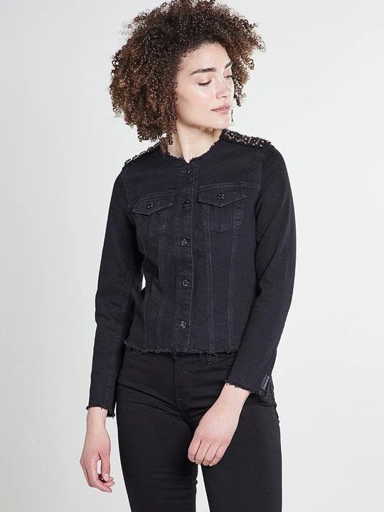 Zdjęcie produktu Kurtka jeansowa 7 For All Mankind czarny