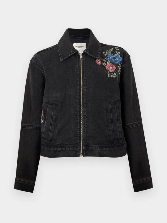 Zdjęcie produktu Kurtka jeansowa Abercrombie & Fitch czarny