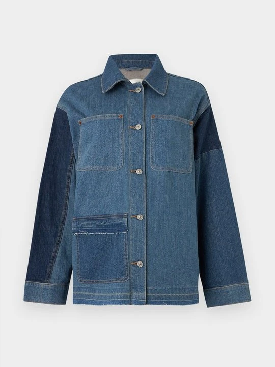 Zdjęcie produktu Kurtka jeansowa Abercrombie & Fitch niebieski denim