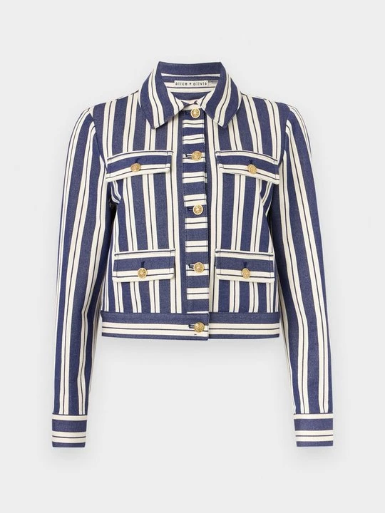 Zdjęcie produktu Kurtka jeansowa Alice + Olivia biały