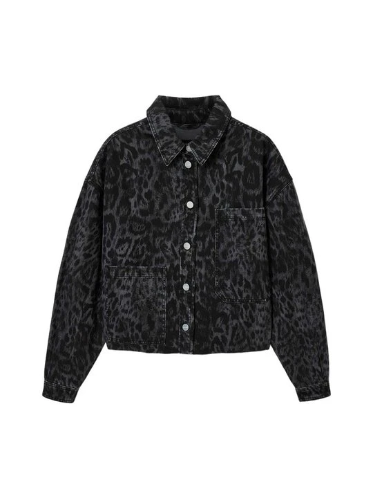 Zdjęcie produktu Kurtka jeansowa AllSaints czarny melanż