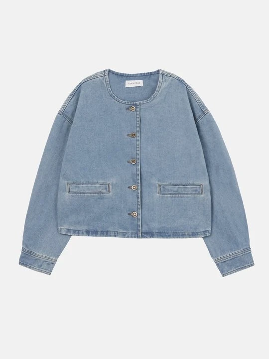 Zdjęcie produktu Kurtka jeansowa Anna Field By Zalando niebieski denim