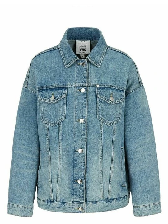 Zdjęcie produktu Kurtka jeansowa Armani Exchange jasnoniebieski denim