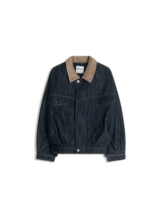 Zdjęcie produktu Kurtka jeansowa Bershka błękit królewski