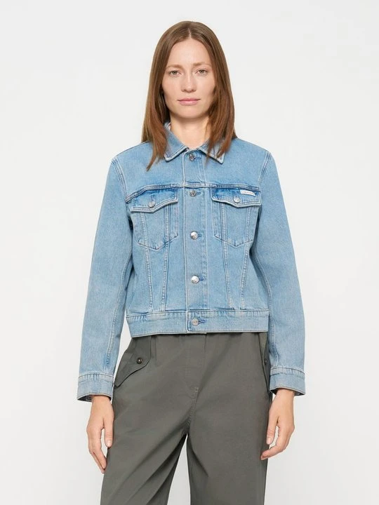 Zdjęcie produktu Kurtka jeansowa Calvin Klein Jeans mleczny