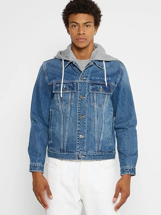 Zdjęcie produktu Kurtka jeansowa Coach niebieski
