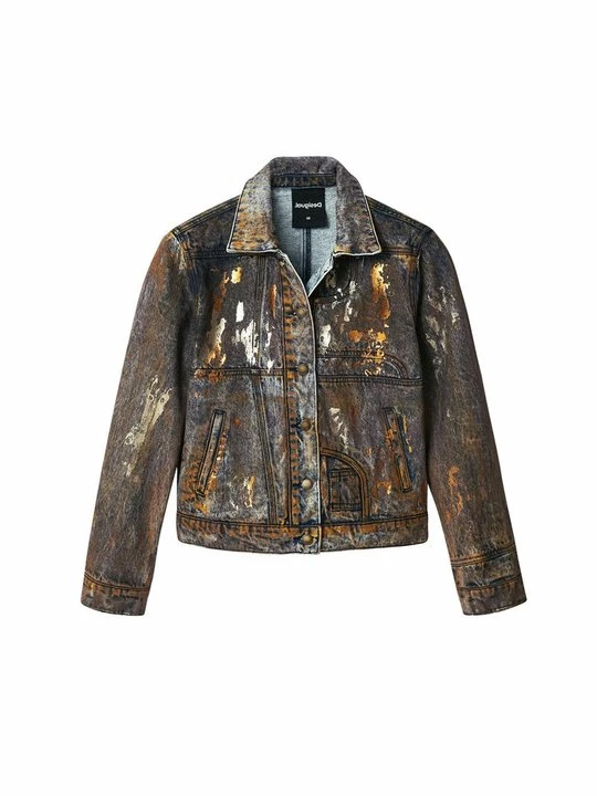 Zdjęcie produktu Kurtka jeansowa Desigual brązowy