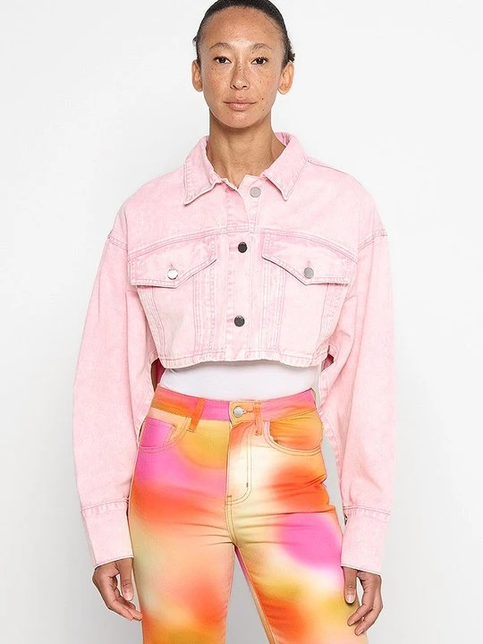 Zdjęcie produktu Kurtka jeansowa Desigual różowy