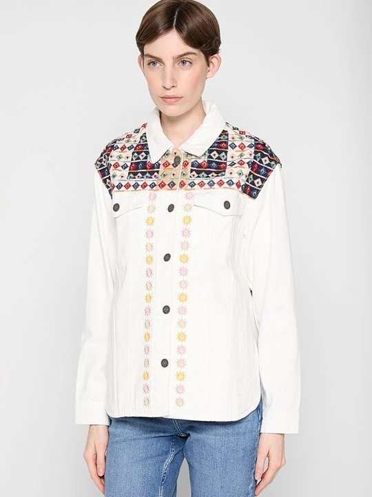 Zdjęcie produktu Kurtka jeansowa Desigual beżowy
