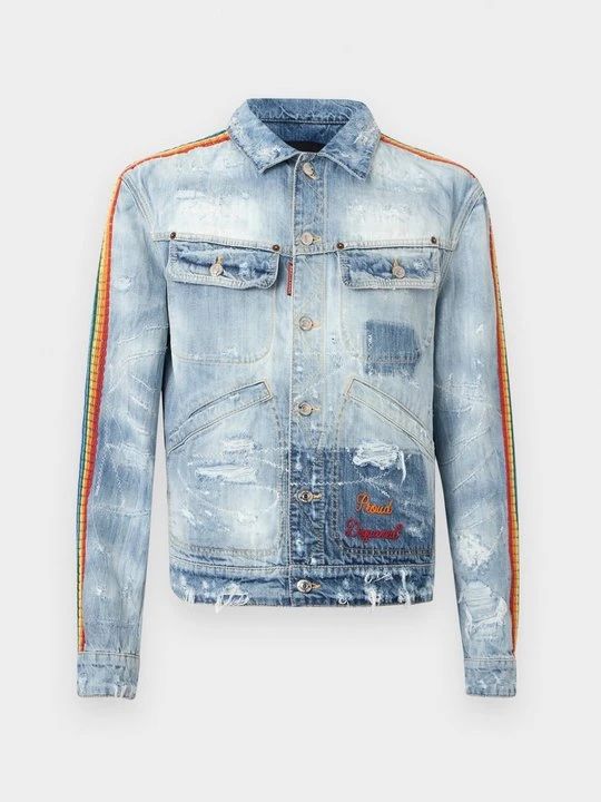Zdjęcie produktu Kurtka jeansowa Dsquared2 niebieski denim
