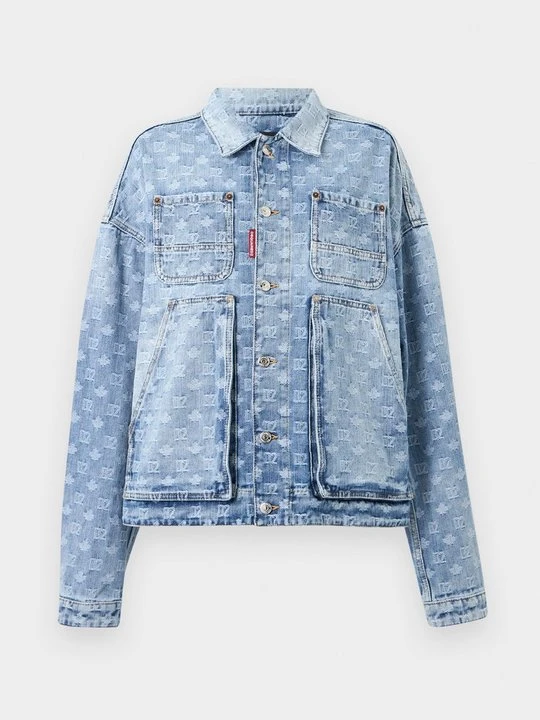 Zdjęcie produktu Kurtka jeansowa Dsquared2 niebieski denim