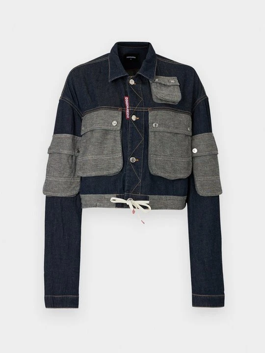 Zdjęcie produktu Kurtka jeansowa Dsquared2 niebieski denim