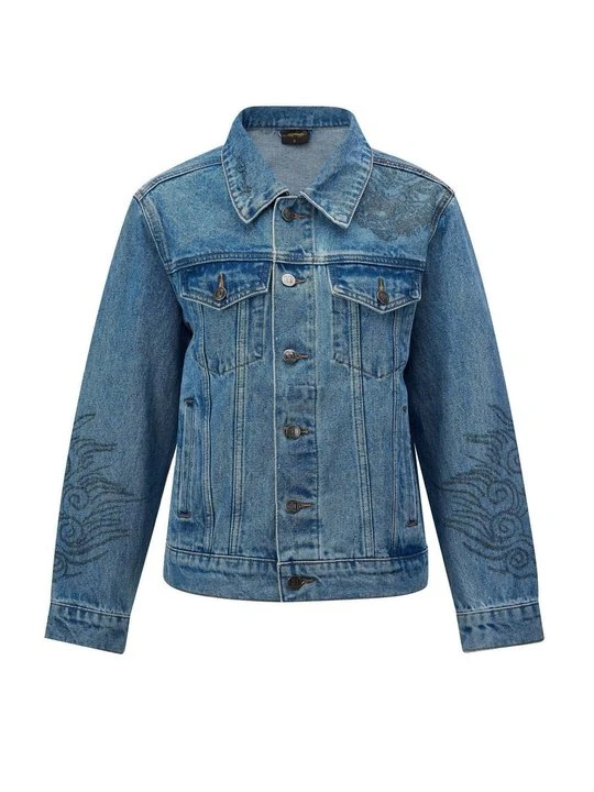 Zdjęcie produktu Kurtka jeansowa Ed Hardy bleached denim