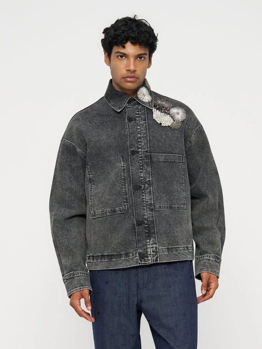 Zdjęcie produktu Kurtka jeansowa Emporio Armani czarny
