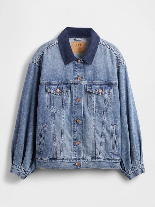 Zdjęcie produktu Kurtka jeansowa GAP niebieski denim