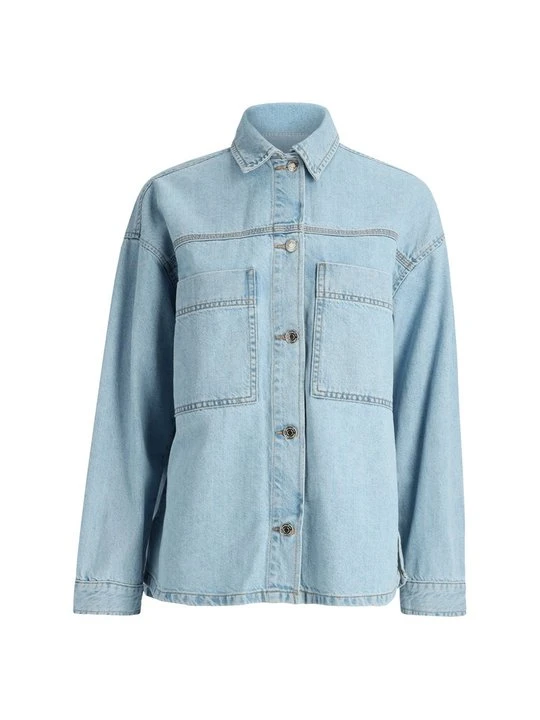 Zdjęcie produktu Kurtka jeansowa Gina Tricot niebieski denim