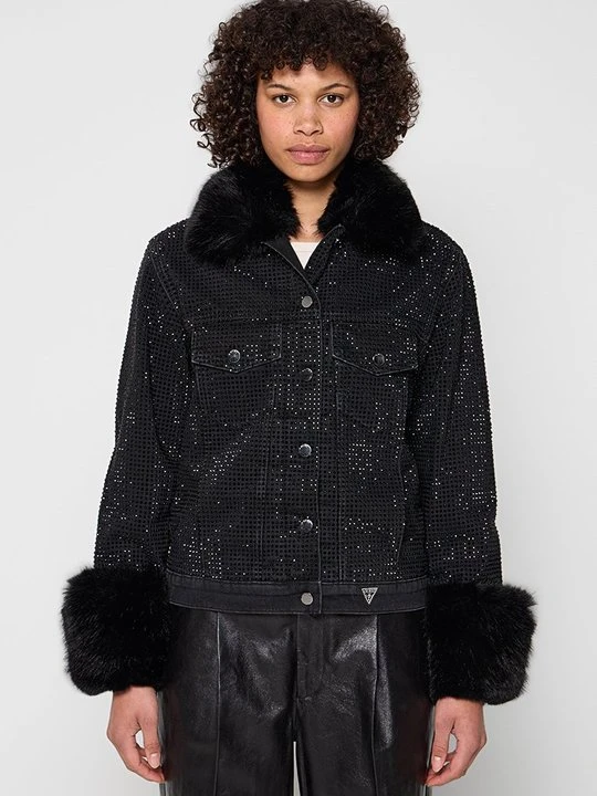 Zdjęcie produktu Kurtka jeansowa Guess czarny