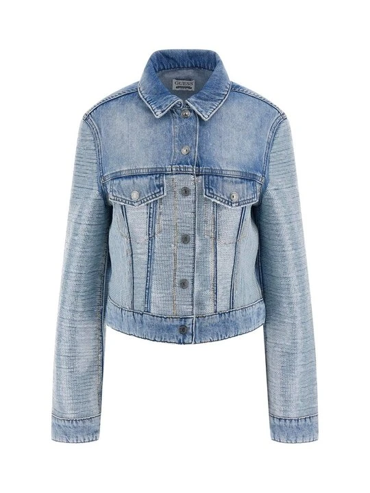 Zdjęcie produktu Kurtka jeansowa Guess jasnoniebieski