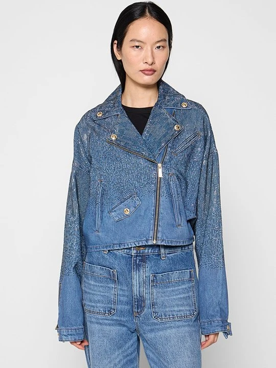Zdjęcie produktu Kurtka jeansowa Just Cavalli granatowy