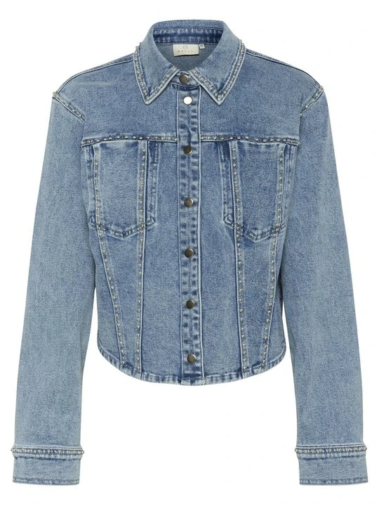 Zdjęcie produktu Kurtka jeansowa Kaffe niebieski denim