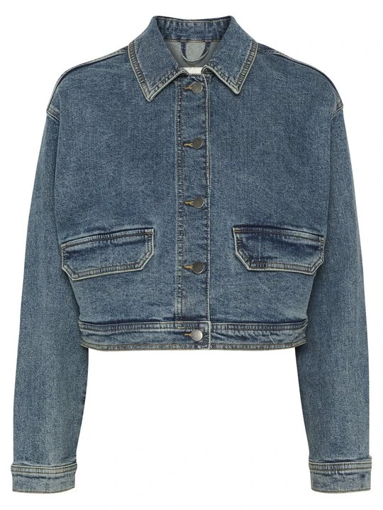 Zdjęcie produktu Kurtka jeansowa Kaffe niebieski denim