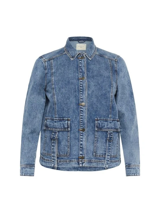 Zdjęcie produktu Kurtka jeansowa Kaffe niebieski denim