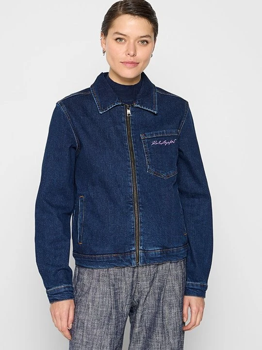 Zdjęcie produktu Kurtka jeansowa KARL LAGERFELD granatowy