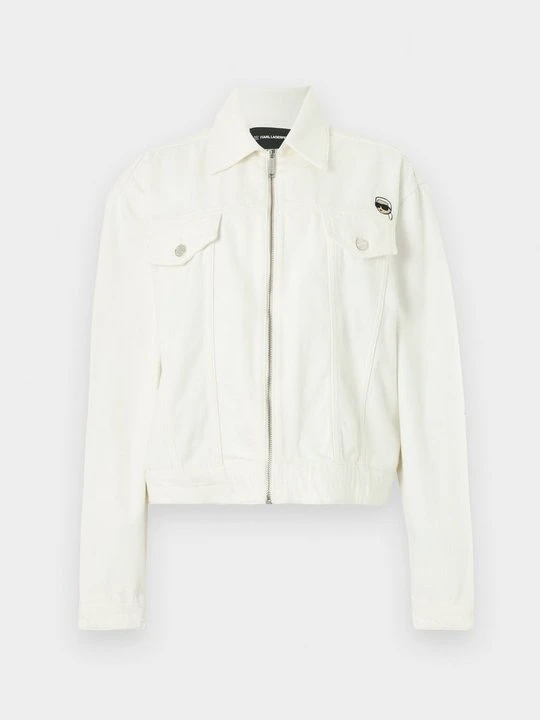 Zdjęcie produktu Kurtka jeansowa KARL LAGERFELD mleczny