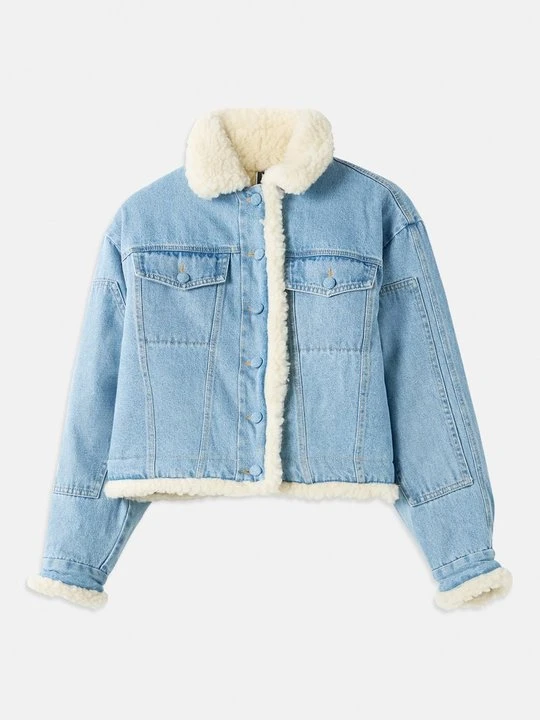 Zdjęcie produktu Kurtka jeansowa Ksenia Schnaider jasnoniebieski denim