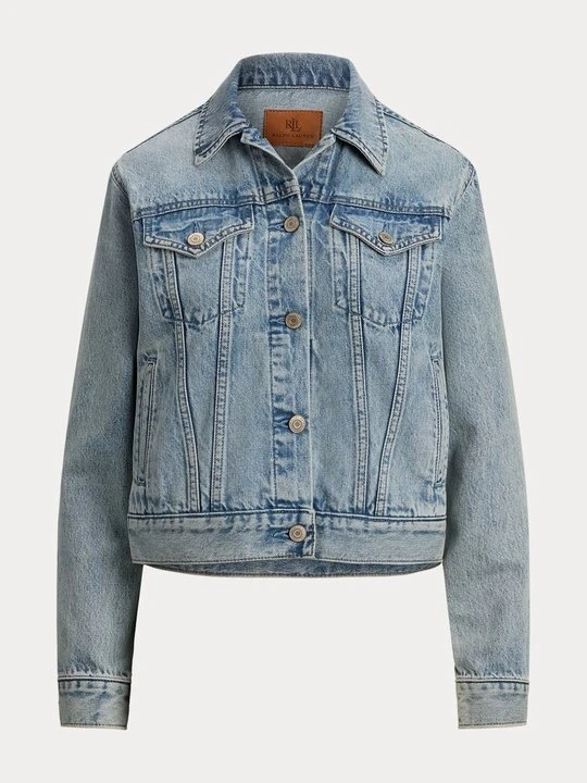Zdjęcie produktu Kurtka jeansowa Lauren Ralph Lauren jasnoniebieski denim
