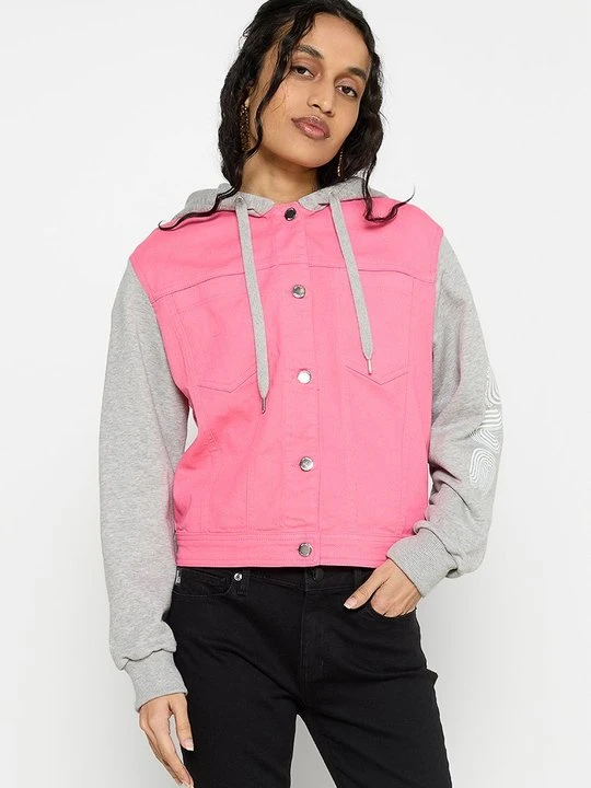 Zdjęcie produktu Kurtka jeansowa LOVE MOSCHINO różowy