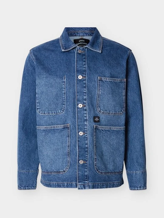 Zdjęcie produktu Kurtka jeansowa Mads Nørgaard jasnoniebieski denim