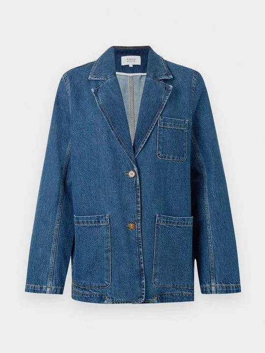 Zdjęcie produktu Kurtka jeansowa Maison Kitsuné ciemnoniebieski