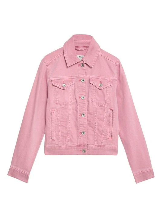 Zdjęcie produktu Kurtka jeansowa Marks & Spencer różowy