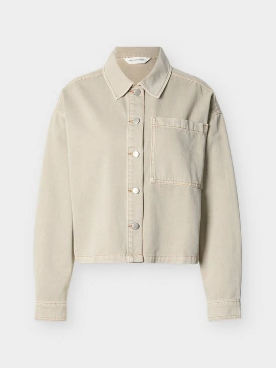 Zdjęcie produktu Kurtka jeansowa MSCH Copenhagen beżowy