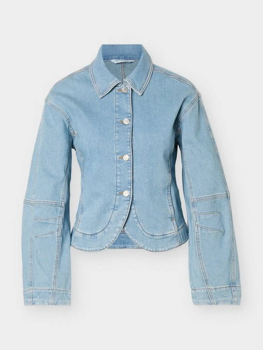 Zdjęcie produktu Kurtka jeansowa MSCH Copenhagen jasnoniebieski denim