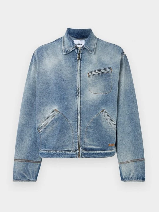 Zdjęcie produktu Kurtka jeansowa MSGM niebieski