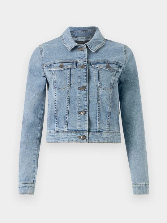 Zdjęcie produktu Kurtka jeansowa Noisy May jasnoniebieski denim