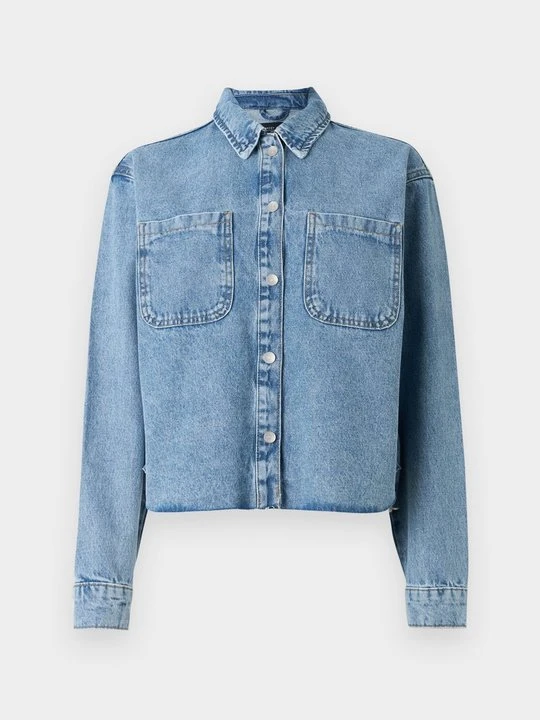 Zdjęcie produktu Kurtka jeansowa Noisy May jasnoniebieski denim