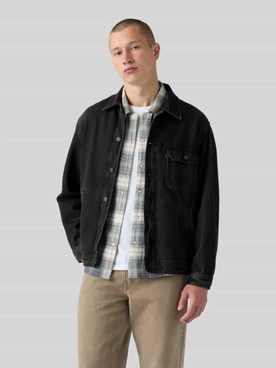 Zdjęcie produktu Kurtka jeansowa o kroju krój regular fit z czystej bawełny Levi's Czarny
