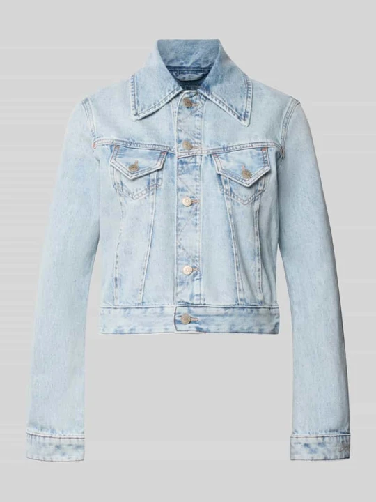 Zdjęcie produktu kurtka jeansowa o kroju regular fit z czystej bawełny model 'C_TRUCKER JKT' Boss Jasnoniebieski