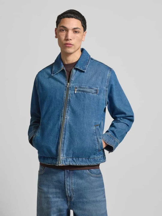 Zdjęcie produktu Kurtka jeansowa o kroju regular fit z czystej bawełny model 'CRISTOBAL' Levi's Jeansowy niebieski