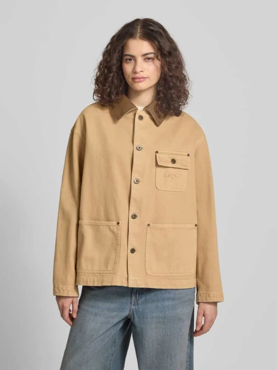 Zdjęcie produktu Kurtka jeansowa o kroju regular fit z czystej bawełny Model 'FLIMANE-1-D_B' Hugo Beżowy