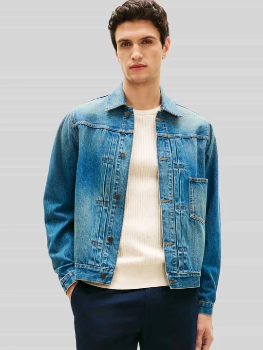 Zdjęcie produktu Kurtka jeansowa o kroju regular fit z czystej bawełny Tommy Hilfiger Jeansowy niebieski