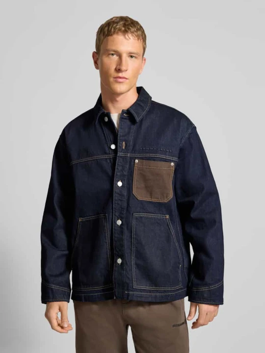 Zdjęcie produktu Kurtka jeansowa o kroju regular fit z czystej bawełny Tommy Jeans Ciemnoniebieski