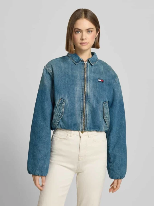 Zdjęcie produktu Kurtka jeansowa o kroju regular fit z czystej bawełny Tommy Jeans Jeansowy niebieski