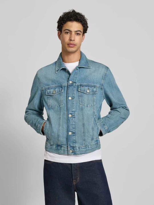 Zdjęcie produktu Kurtka jeansowa o kroju regular fit z czystej bawełny Tommy Jeans Jeansowy niebieski